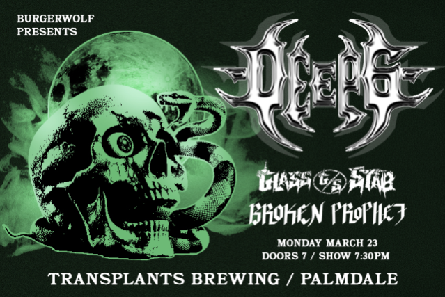 FREE SHOW: DEEP 6 / GLASS STAB / BROKEN PROPHET