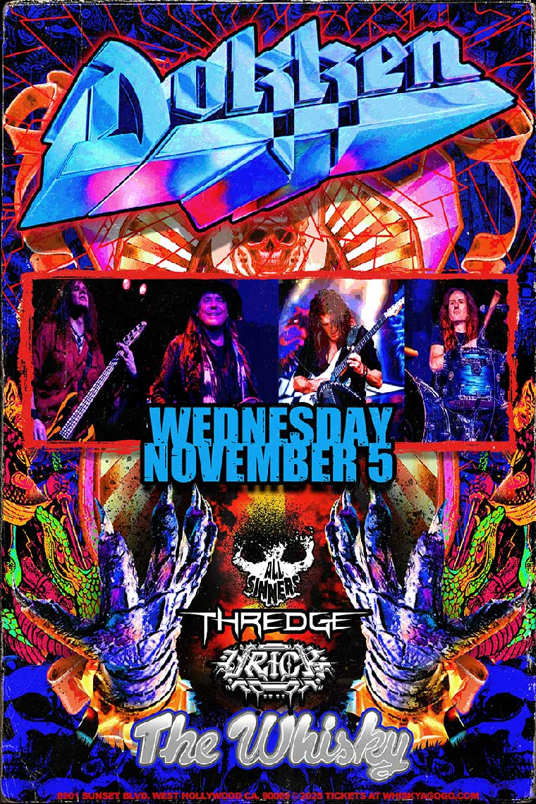 Dokken, All Sinners, Thredge , Urick