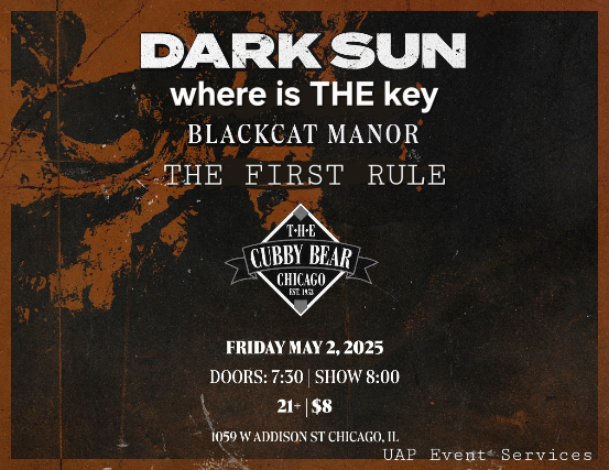 Dark Sun w/ where Is THE key, Blackcat Manor & The First Rule