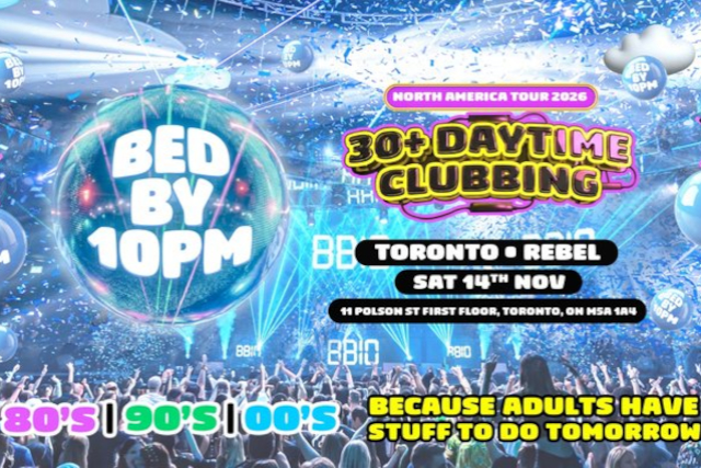 Bed by 10PM - Toronto flyer
