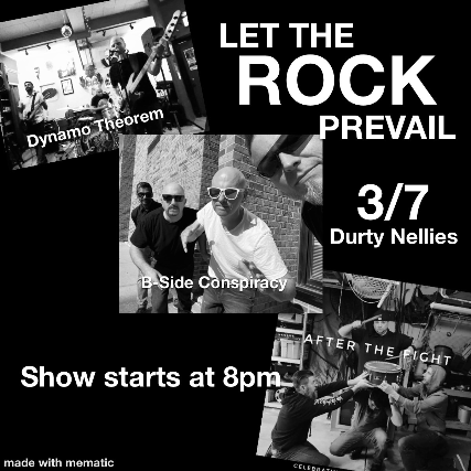 Let the Rock Prevail at Nellie’s Gastropub & ConcertHub – Palatine, IL