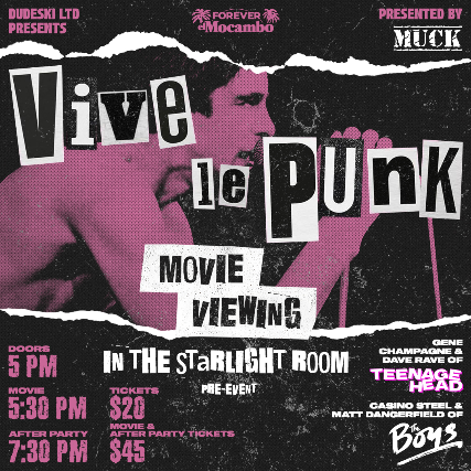 VIVE LE PUNK Movie Viewing
