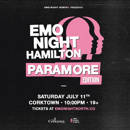 Using concert image Emo Night Hamilton: Paramore Edition at Corktown - Jul 12 2026 concert image