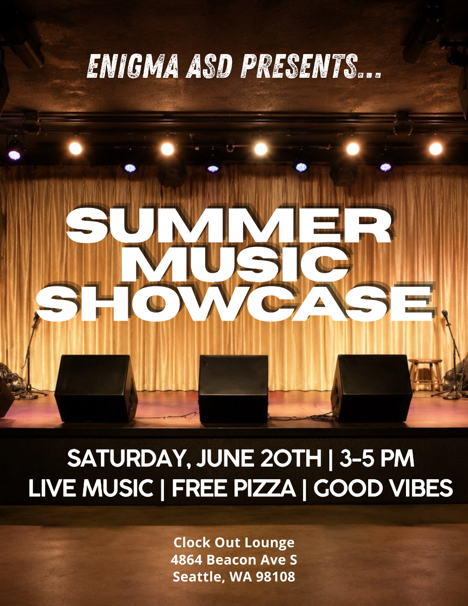 Enigma ASD Presents: Summer Music Performance Showcase (free)