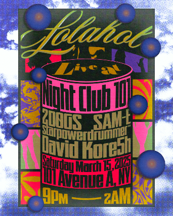 Lolahol, 2D0GS Sam-E, starpowerdrummer (DJ), David Kore5h