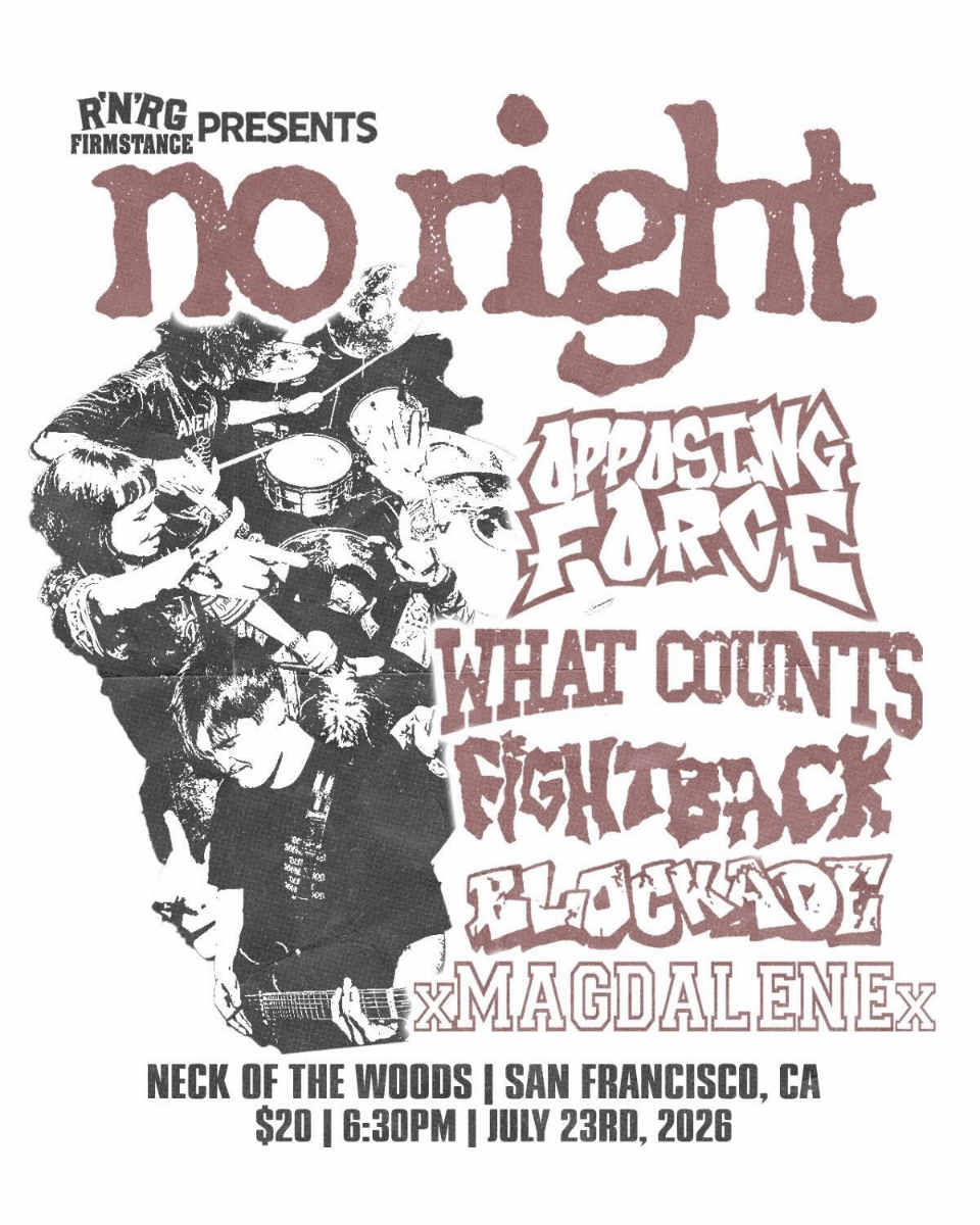 No Right/ Opposing Force/ What Counts/ Fight Back/ Blockade/ xMagdalenex