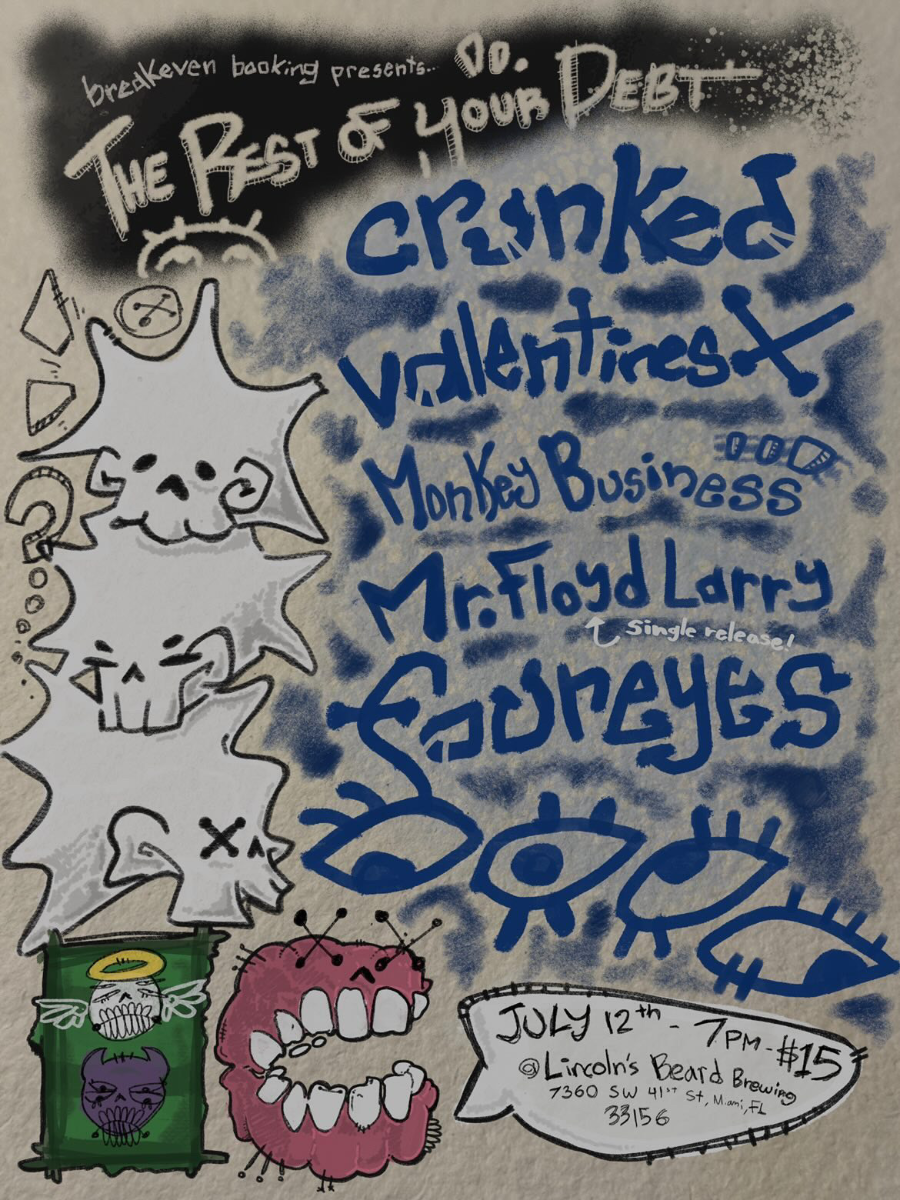 Mr. Floyd Larry, Foureyes, Noforms, ValentinesX, and Crunked in Miami