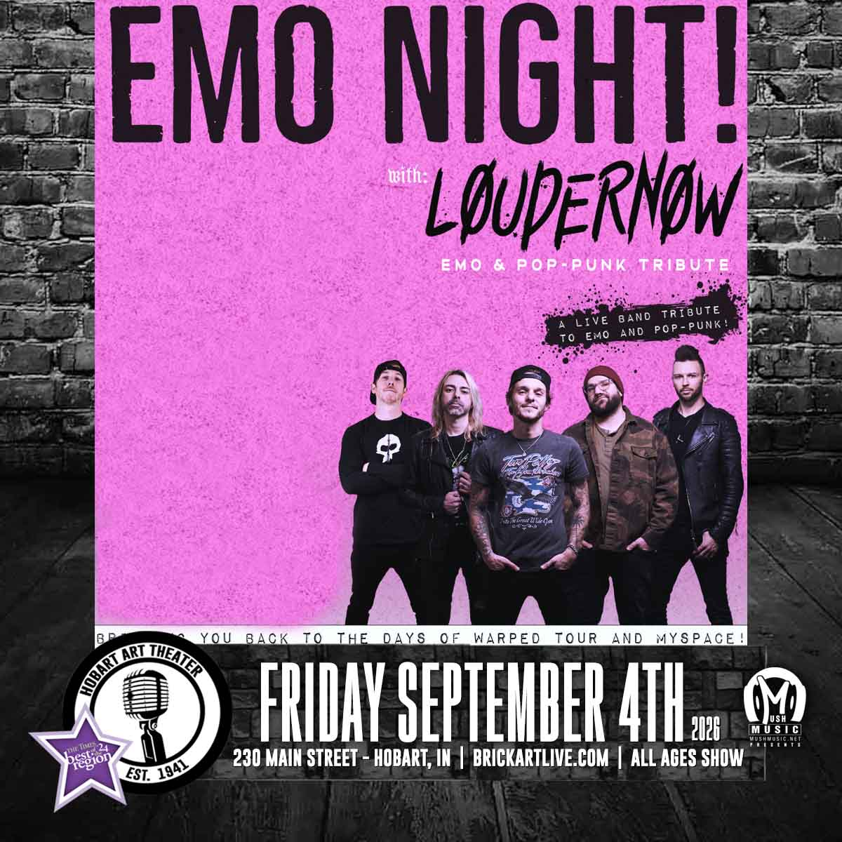 EMO Night with LOUDERNOW