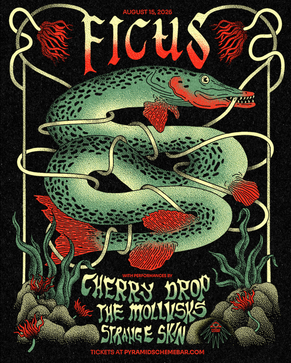 Ficus + Cherry Drop + The Mollusks + Strange Skin