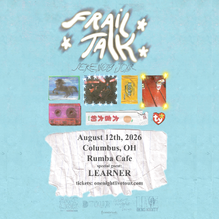 Frail Talk tickets at Rumba Cafe, Columbus