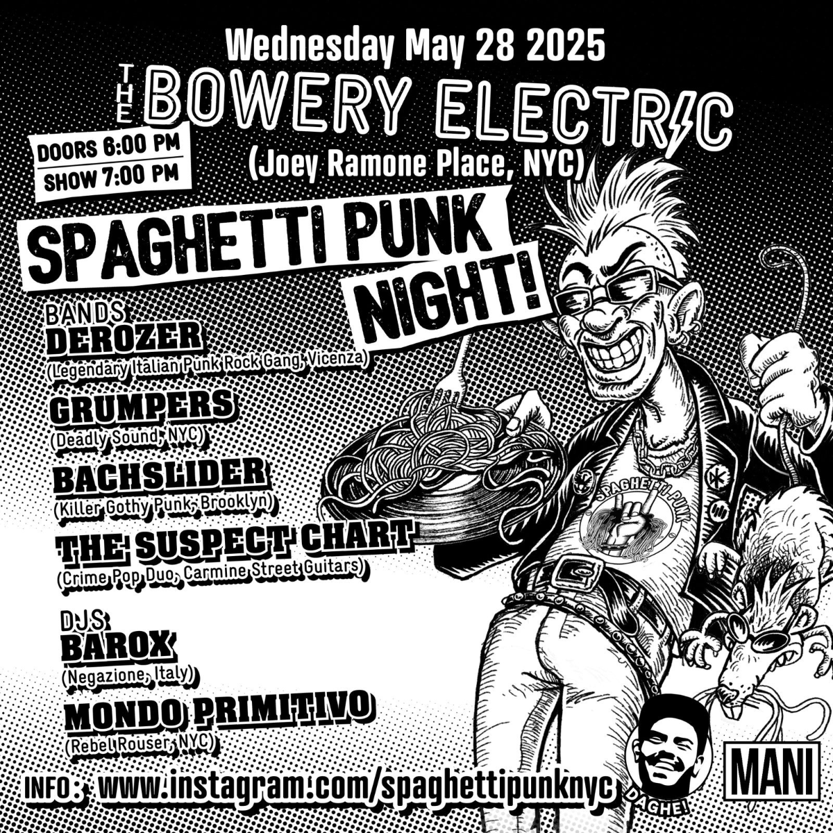 Spaghetti Punk Night : Derozer • Grumpers • Bachslider • The Suspect Chart