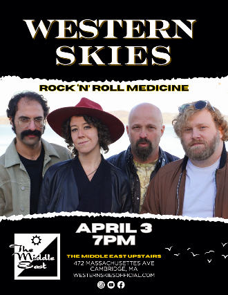 Western Skies at Middle East – Upstairs – Cambridge, MA