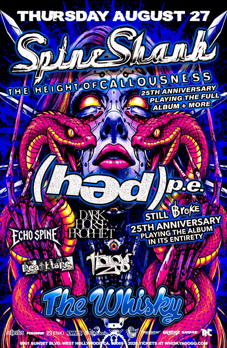 Spineshank, Hed PE + more