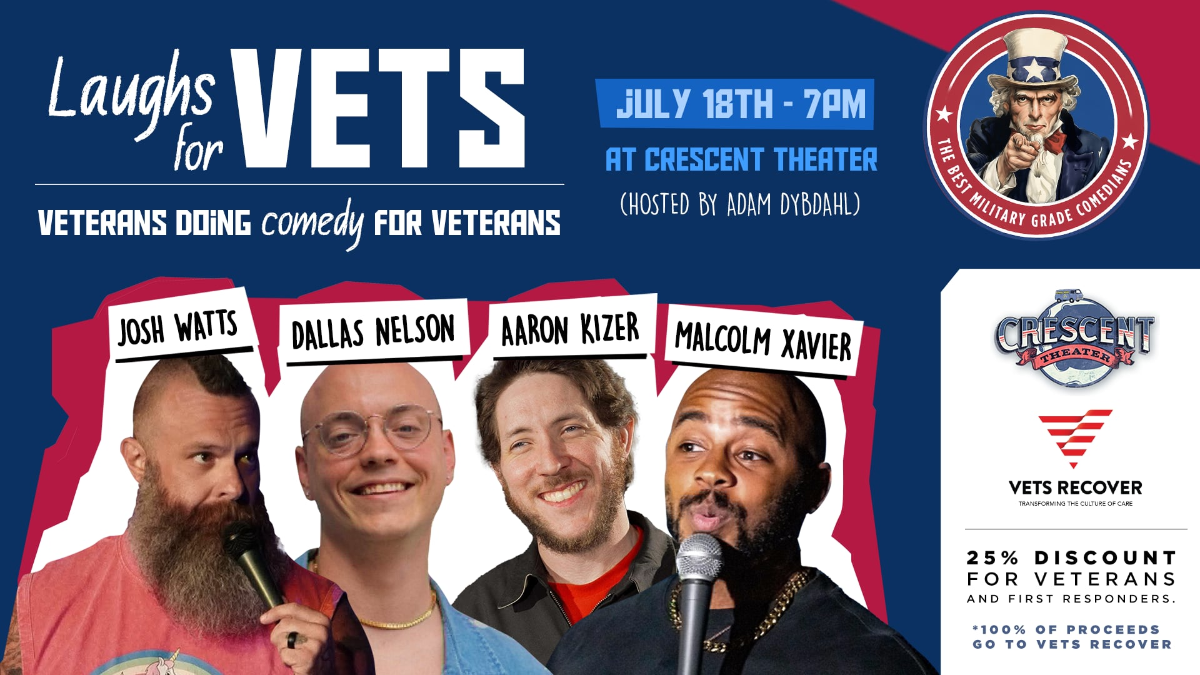 Laughs For Vets: Veterans Doing Comedy For Veterans - 18/07/26