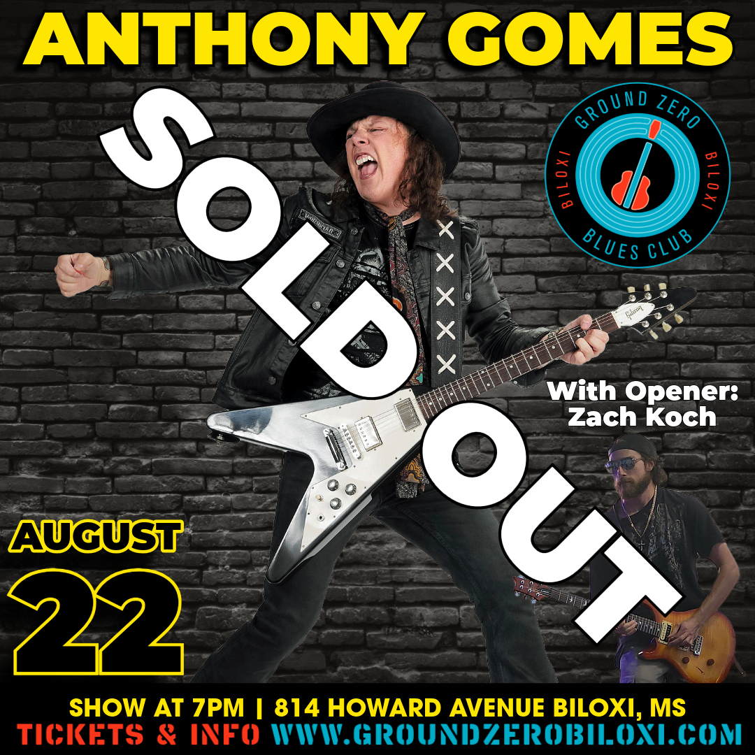 Anthony Gomes "Praise The Loud" 2026 World Tour