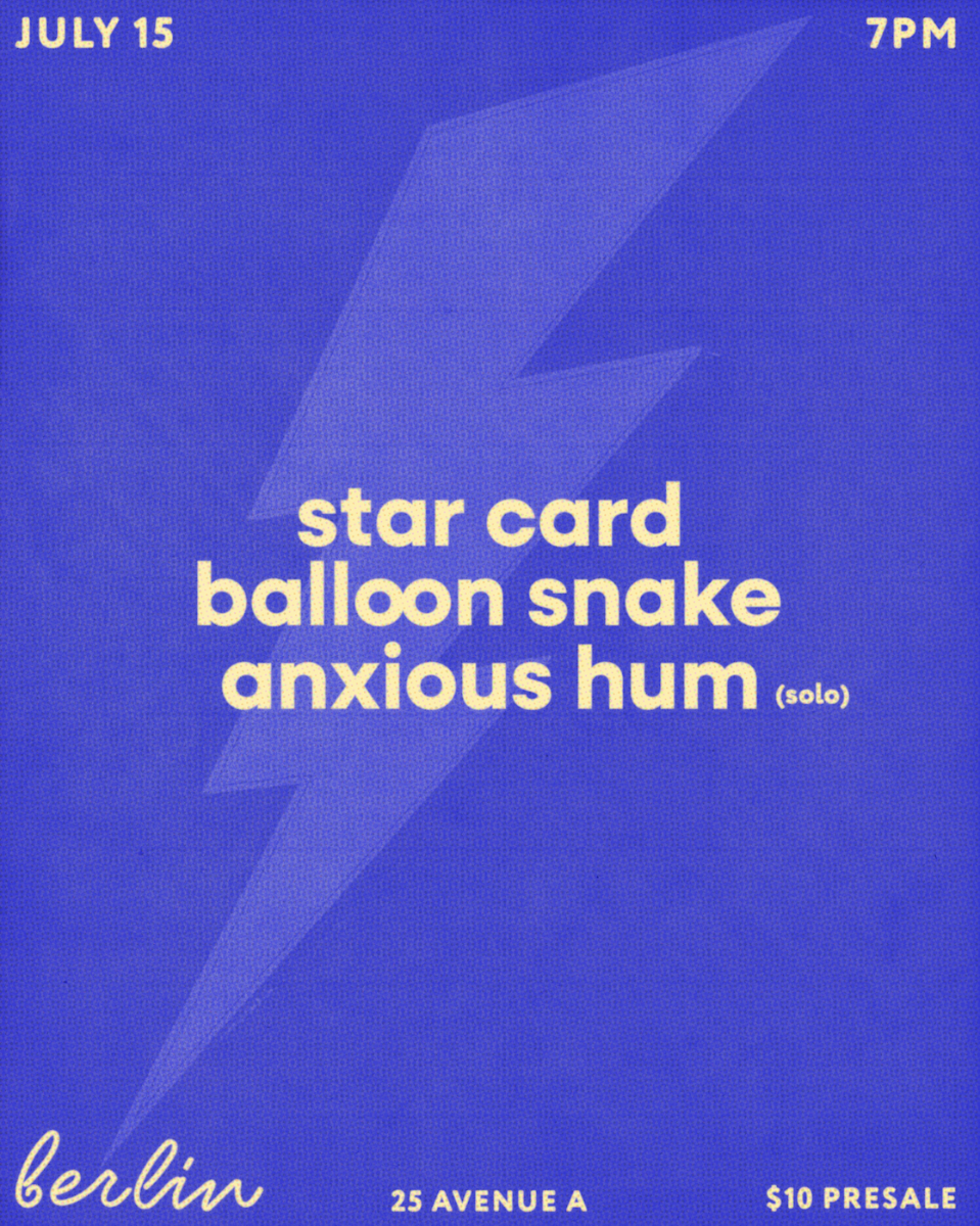 Star Card | Balloon Snake | Anxious Hum