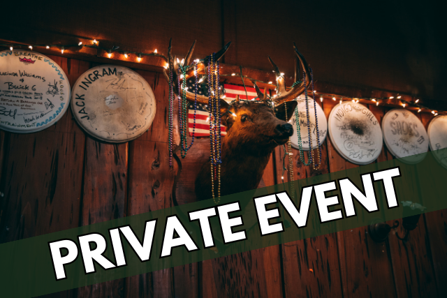 Event Image - PATIO CLOSED for Private Event