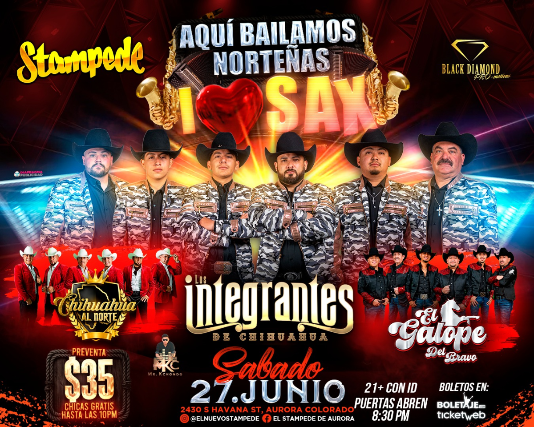 Los Integrantes de Chihuahua - Chihuahua Al Norte - El Galope Del Bravo
