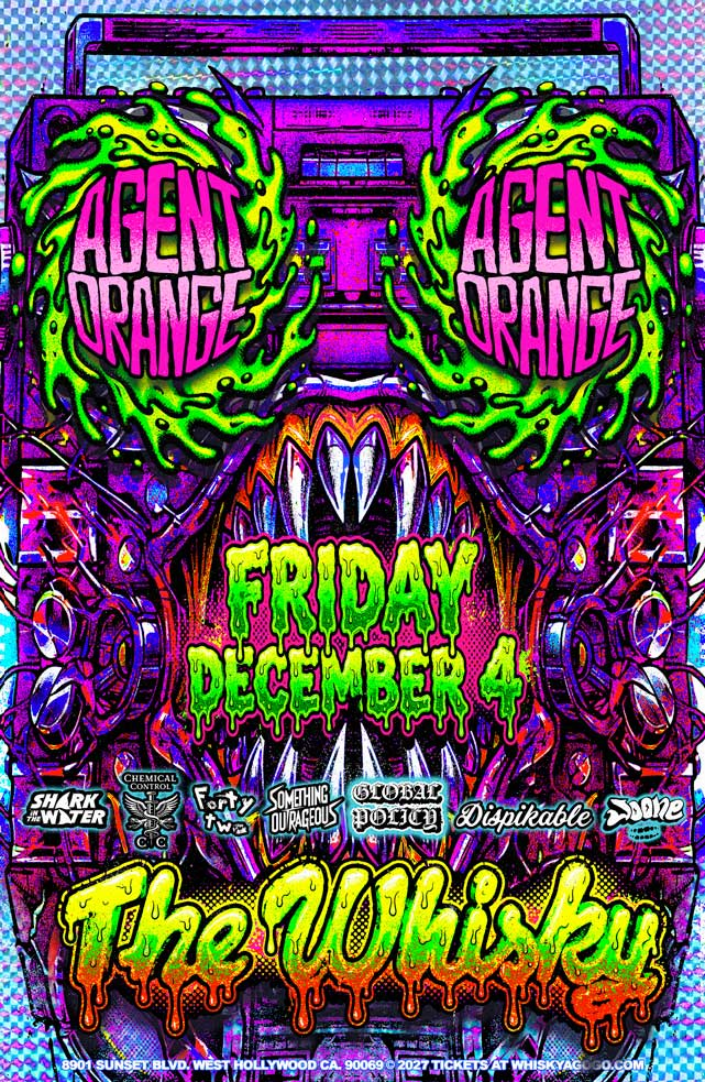 Agent Orange, Shark In The Water , Chemical Control, Forty Two, Something Outrageous, Global Policy, Dispikable , Joone