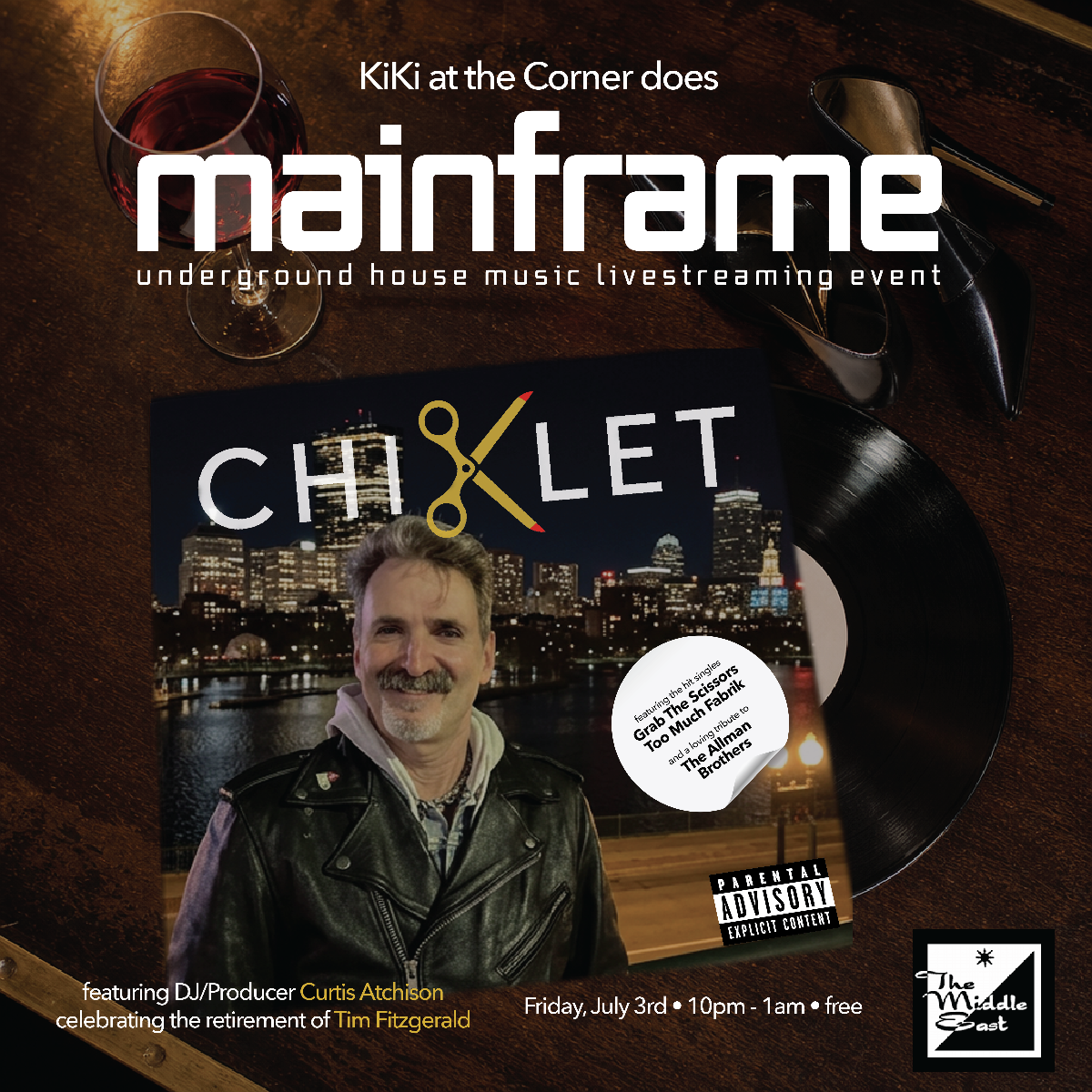 KiKi at the Corner: Mainframe w/ Curt Atchison | Event Image