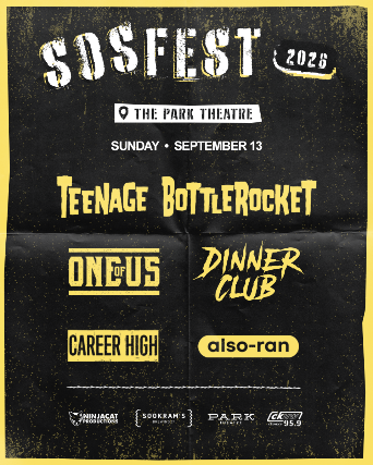 SOS Fest 2026: Night 3 - Teenage Bottlerocket