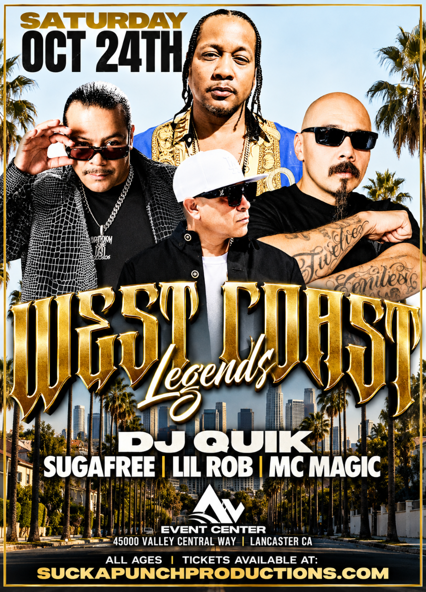 DJ QUIK SUGA FREE LIL ROB MC MAGIC (WESTCOAST LEGENDS)