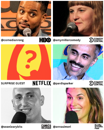 Comedy Mayhem ft. Pardis Parker, Amy Miller, Anna Simeri, Ron G, Sean Leary, Mimi Landru and Surprise Guest