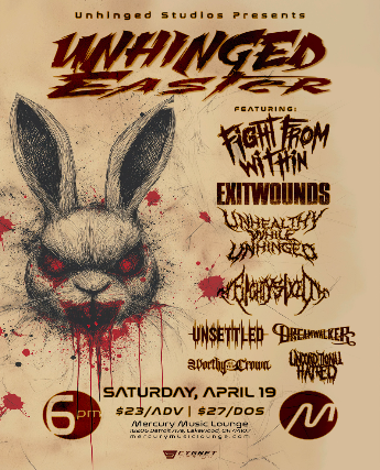 UNHINGED EASTER at The Mercury Music Lounge – Lakewood, OH