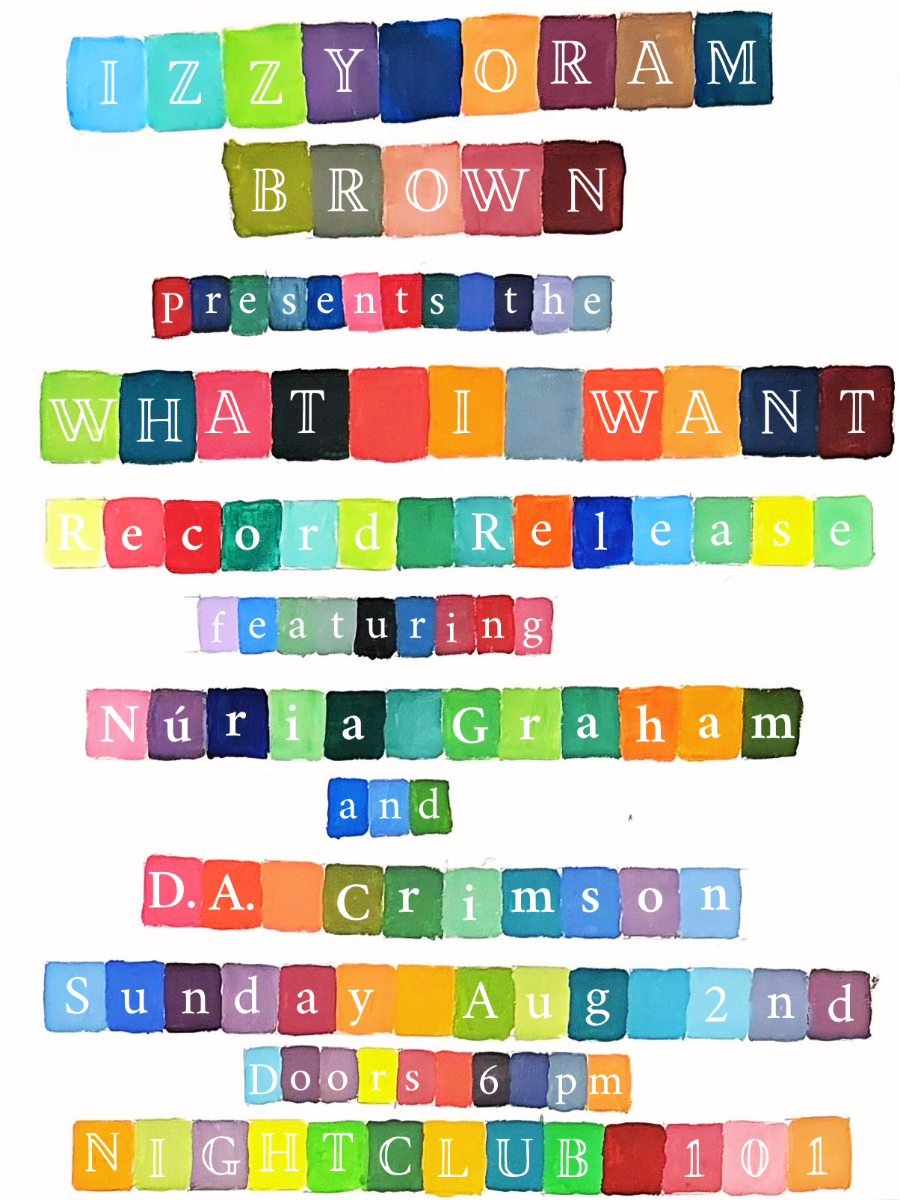 Izzy Oram Brown, Núria Graham, D.A. Crimson