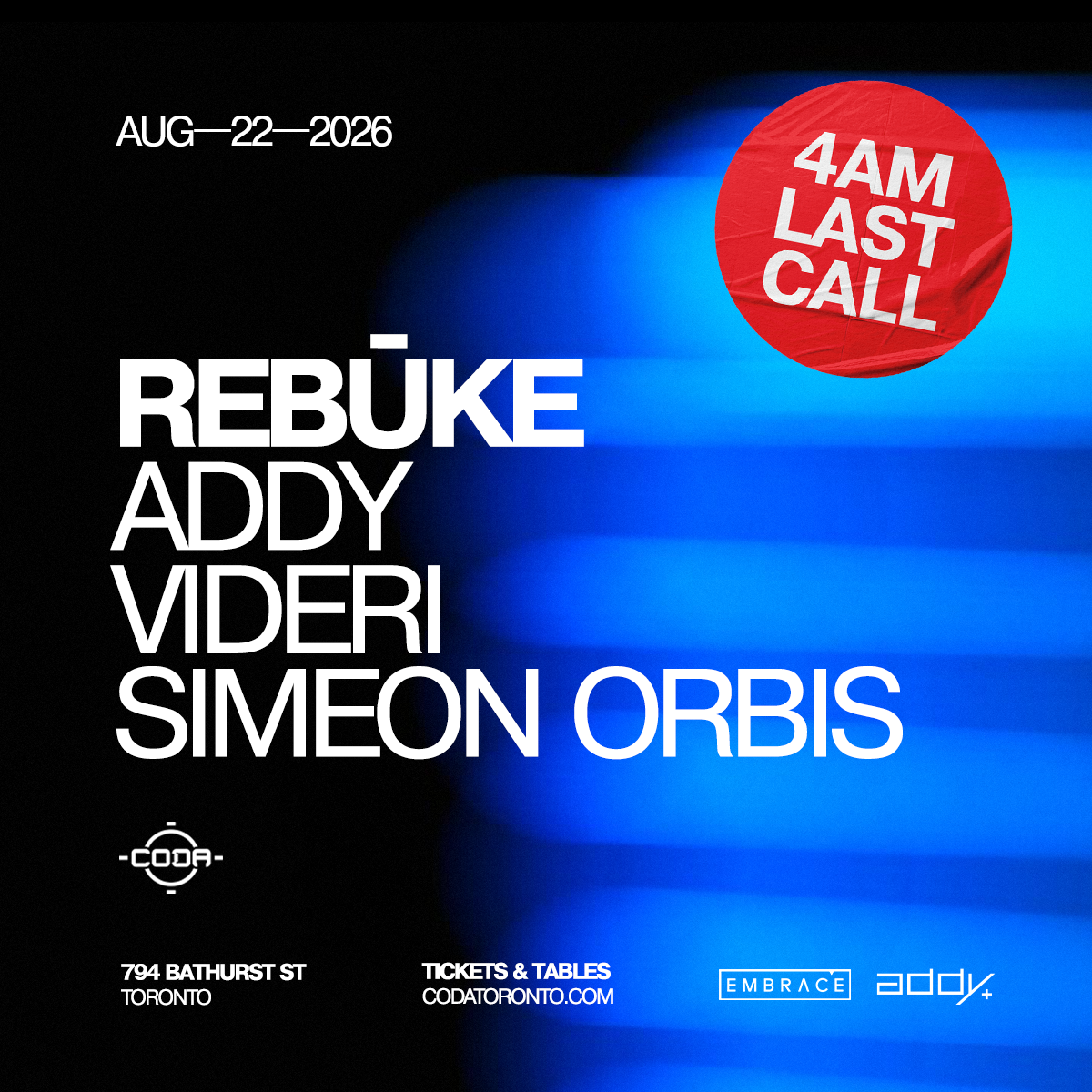 REBŪKE | 4AM LAST CALL
