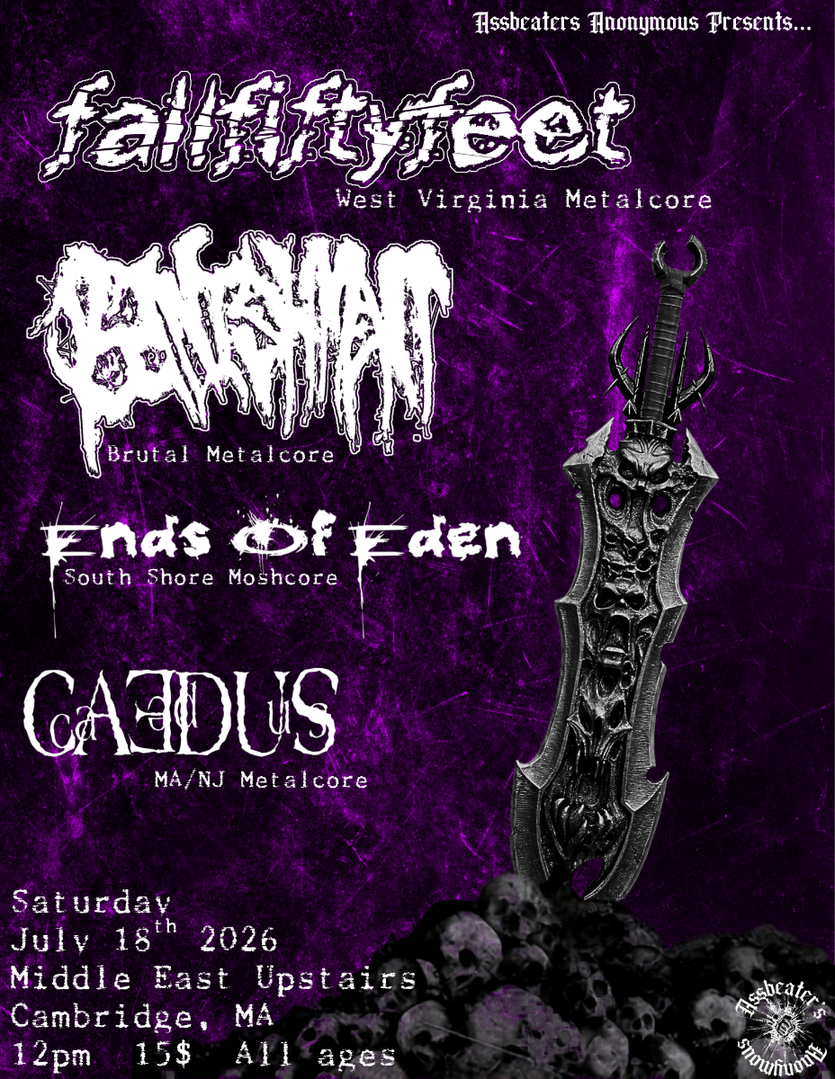 Assbeaters Anonymous Presents: fallfiftyfeet, Banishment, Ends of Eden, Caedus