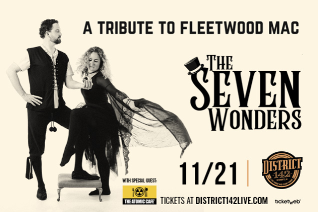 Cartel de THE SEVEN WONDERS (A Tribute to Fleetwood Mac) wsg The Atomic Cafe'