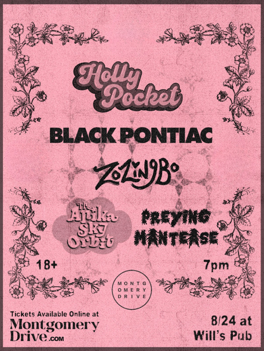 Holly Pocket, Black Pontiac, Zozingbo, The Anika Sky Orbit, Preying Mantease