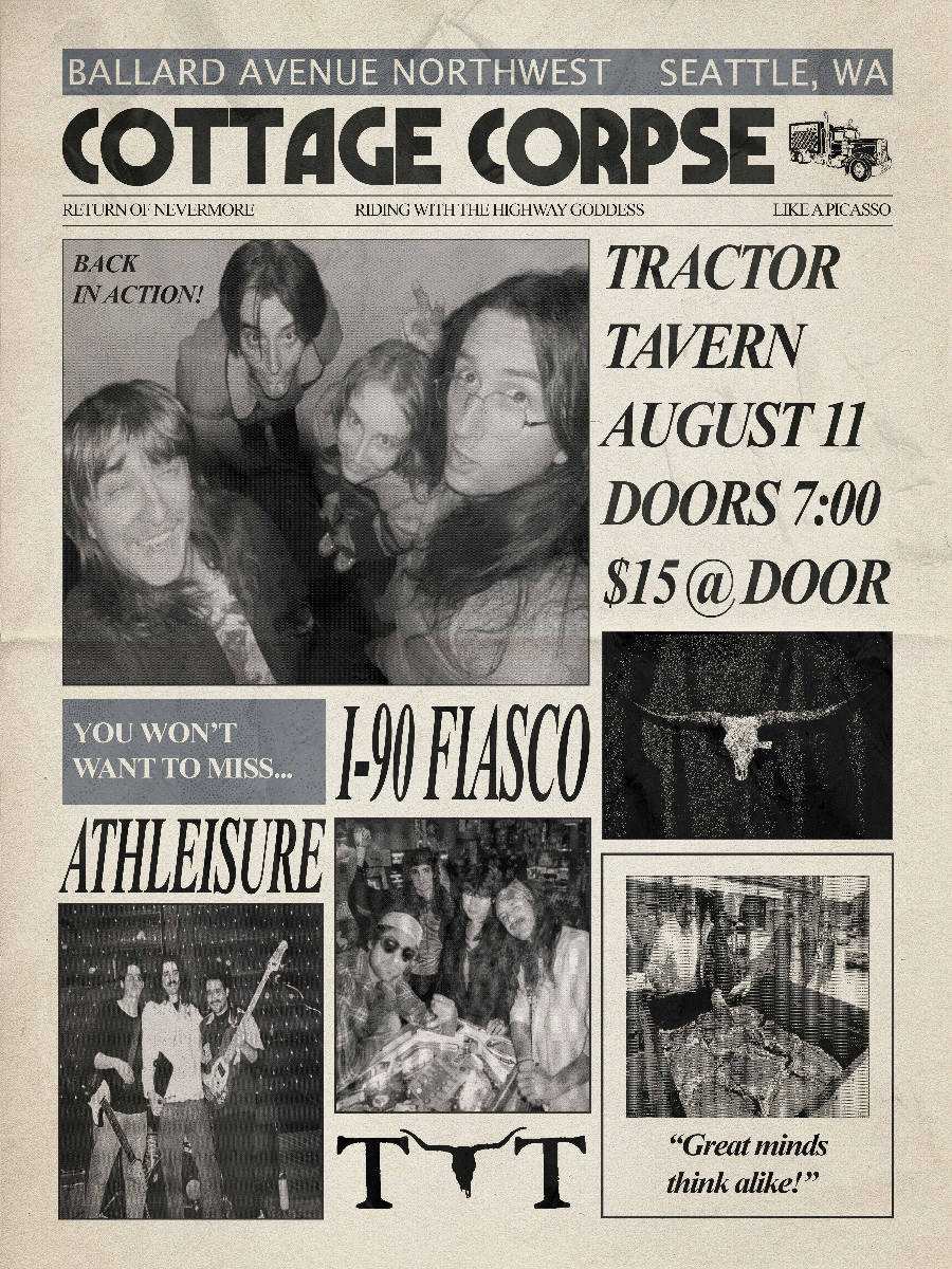 Cottage Corpse, I-90 Fiasco & Athleisure