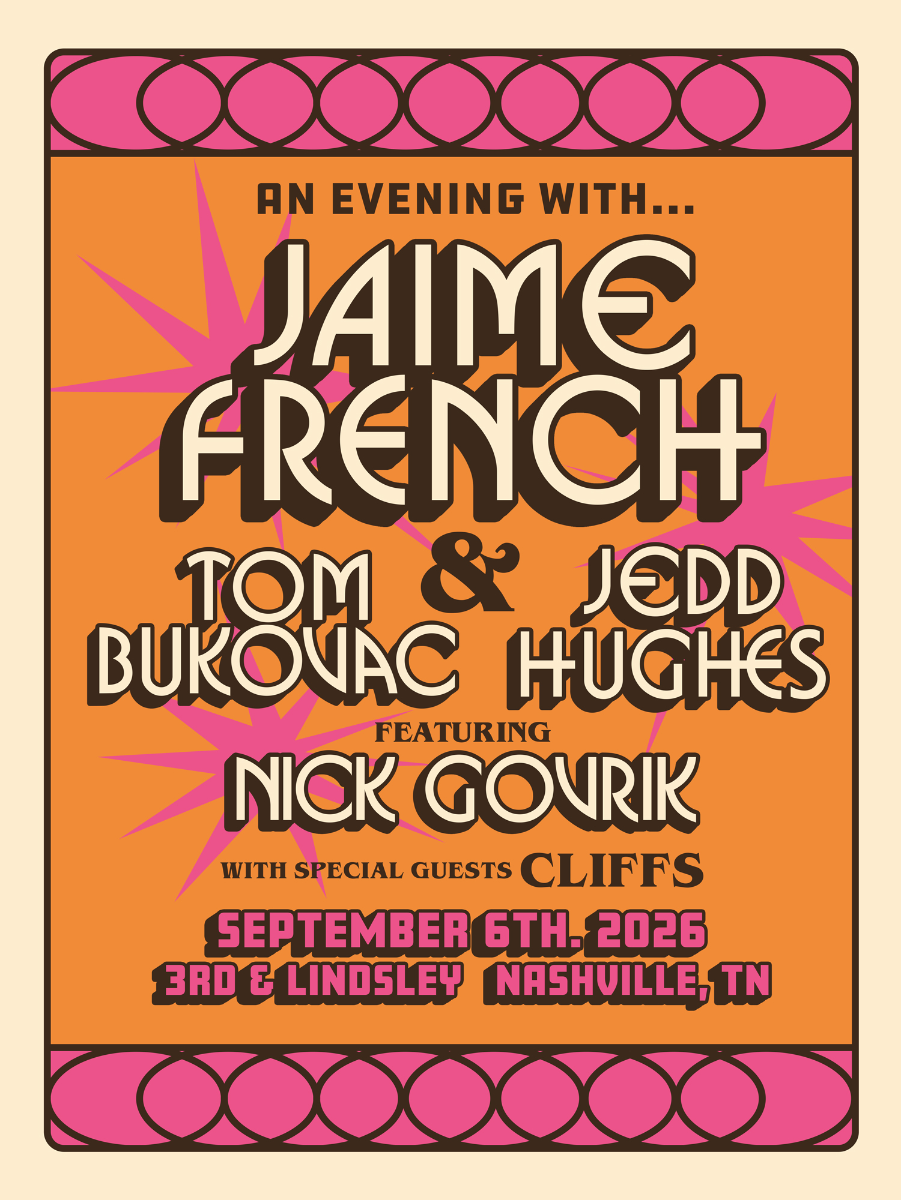 Jaime French featuring Jedd Hughes , Tom Bukovac , Nick Govrik with CLIFFS