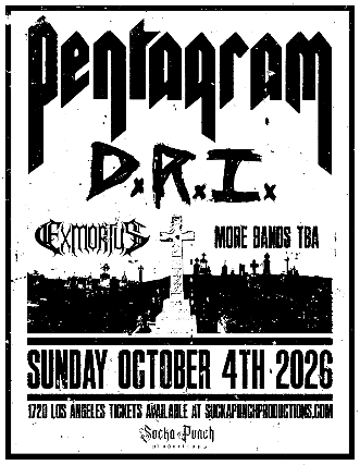 Pentagram with D.R.I live in Concert at 1720 Los Angeles - Image 1