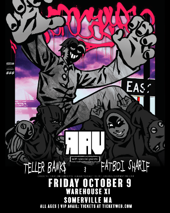 MOVED TO MIDDLE EAST UPSTAIRS ALL TICKETS HONORED