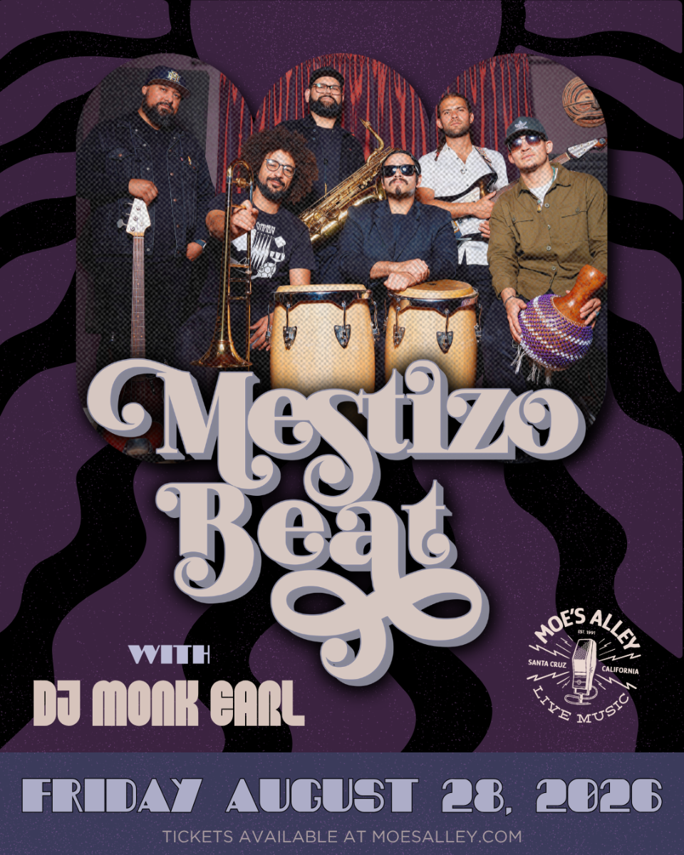 Moe's Alley Presents: Mestizo Beat w/ DJ Monk Earl of Afrobeats Nite Santa Cruz
