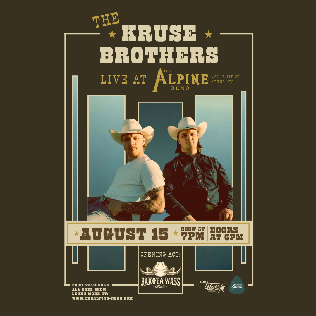 For The Song presents The Kruse Brothers with special guest Jakota Wass| Slider Image
