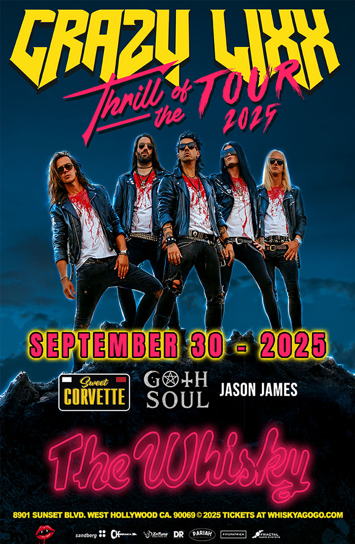 Crazy Lixx, Sweet Corvette, Goth Soul, Jason James