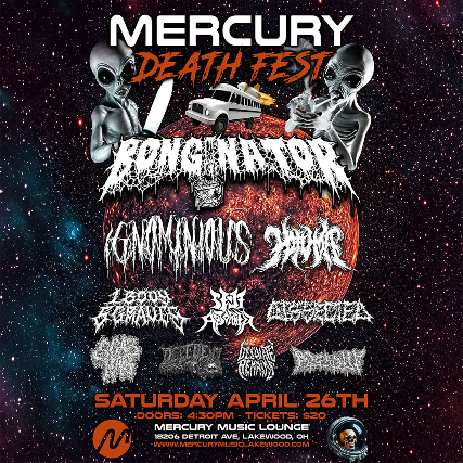 MERCURY DEATH FEST at The Mercury Music Lounge – Lakewood, OH