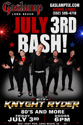 80's with Knyght Ryder - July 3rd Bash!