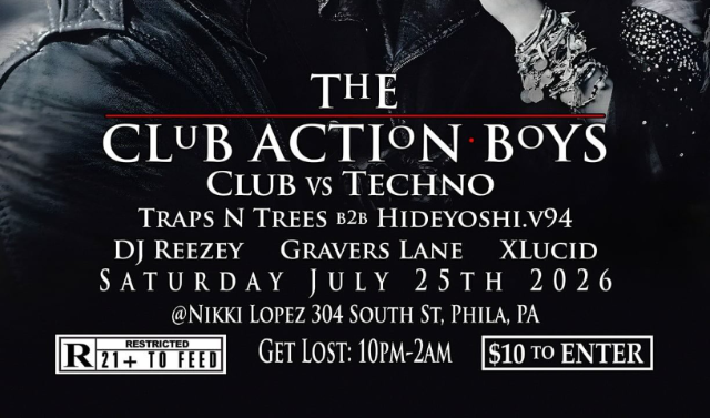 Traps N Trees, Hideyoshi.v94, DJ Reezey, Gravers Lane, XLucid at Nikki Lopez Philly, philadelphia