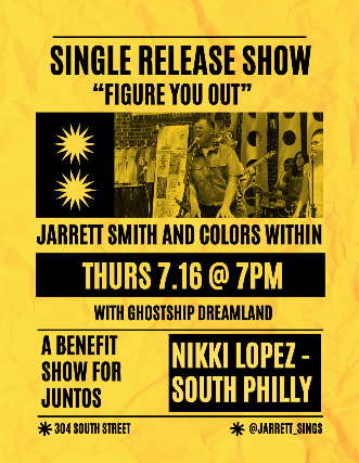 Jarrett Smith and the Colors Within, Ghostship Dreamland - Event on Eventsfy