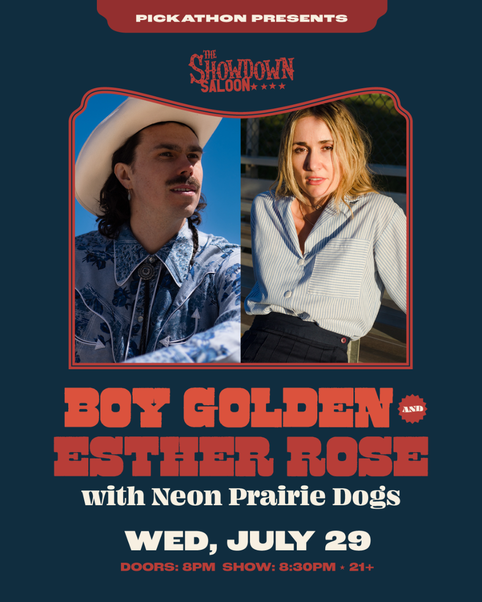 Boy Golden and Esther Rose with Neon Prairie Dogs