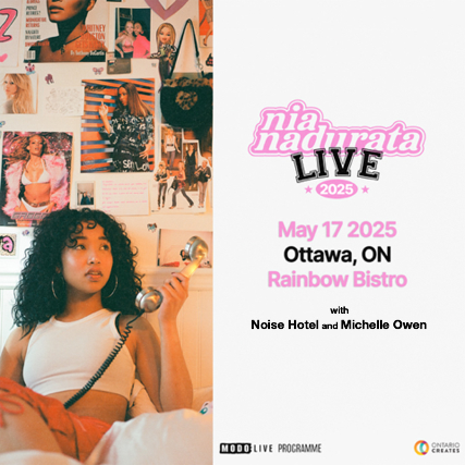 NIA NADURATA w/ Noise Hotel and Michelle Owen & The Works at Rainbow Bistro – Ottawa, Canada
