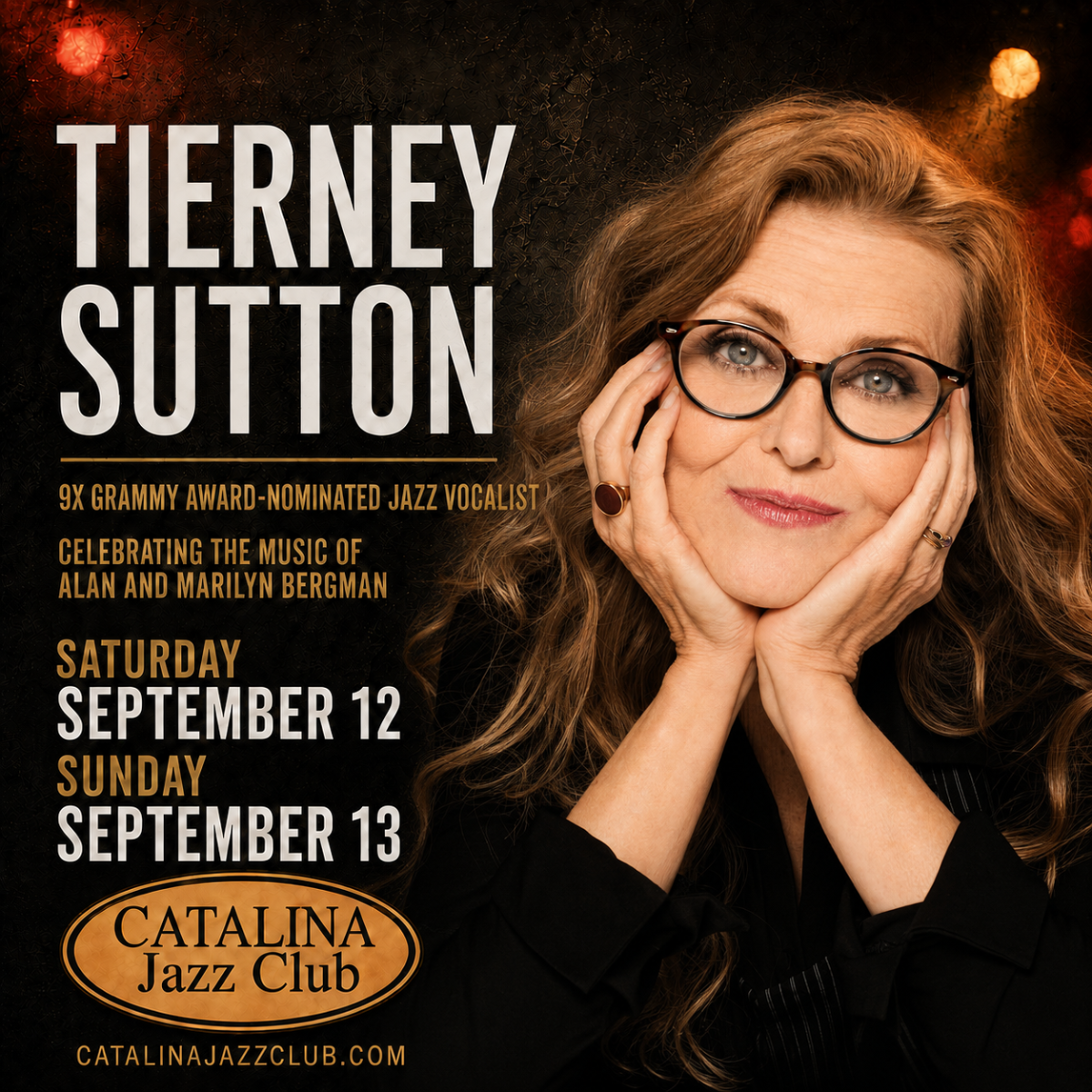 TIERNEY SUTTON (9x Grammy Award-nominated Jazz Vocalist) | Celebrating the music of ALAN & MARILYN BERGMAN