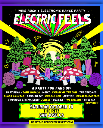 Electric Feels: Indie Rock + Indie Dance Party at The Ritz