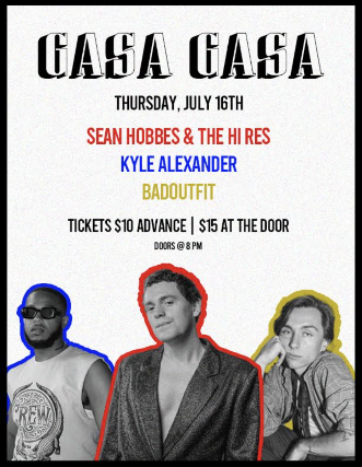 Sean Hobbes & The Hi Res, Kyle Alexander, and badoutfit at Gasa Gasa, new orleans