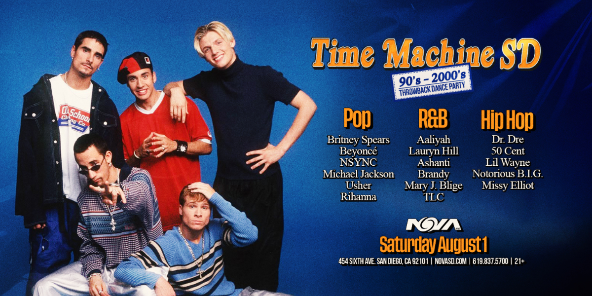 Time Machine: 90s - 2000s Throwback Dance Party